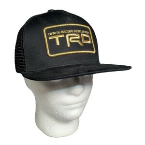 Toyota Hat Japanese Trucker Hat TRD Toyota Racing Development Flat Bill Cap